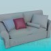 modello 3D Divano - anteprima
