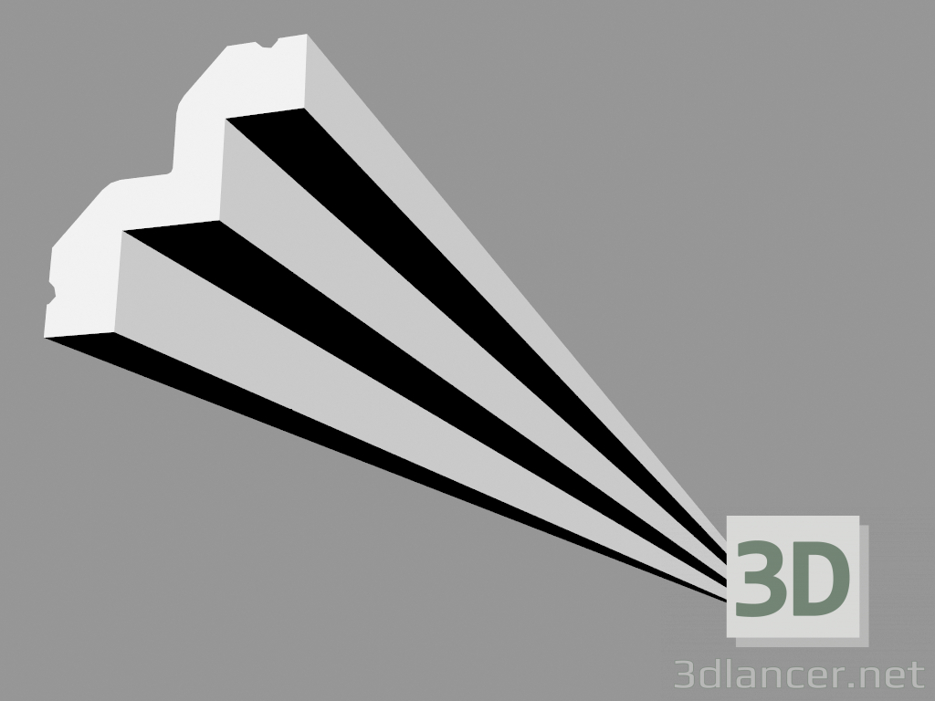 Modelo 3d Cornija C602 (200 x 5,3 x 5 cm) - preview