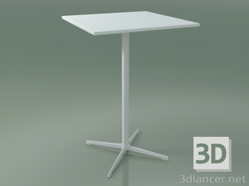 Modelo 3d Mesa quadrada 0970 (H 105 - 70x70 cm, M02, V12) - preview