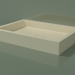 Modelo 3d Base de duche Alto (30UA0118, Bone C39, 100x70 cm) - preview