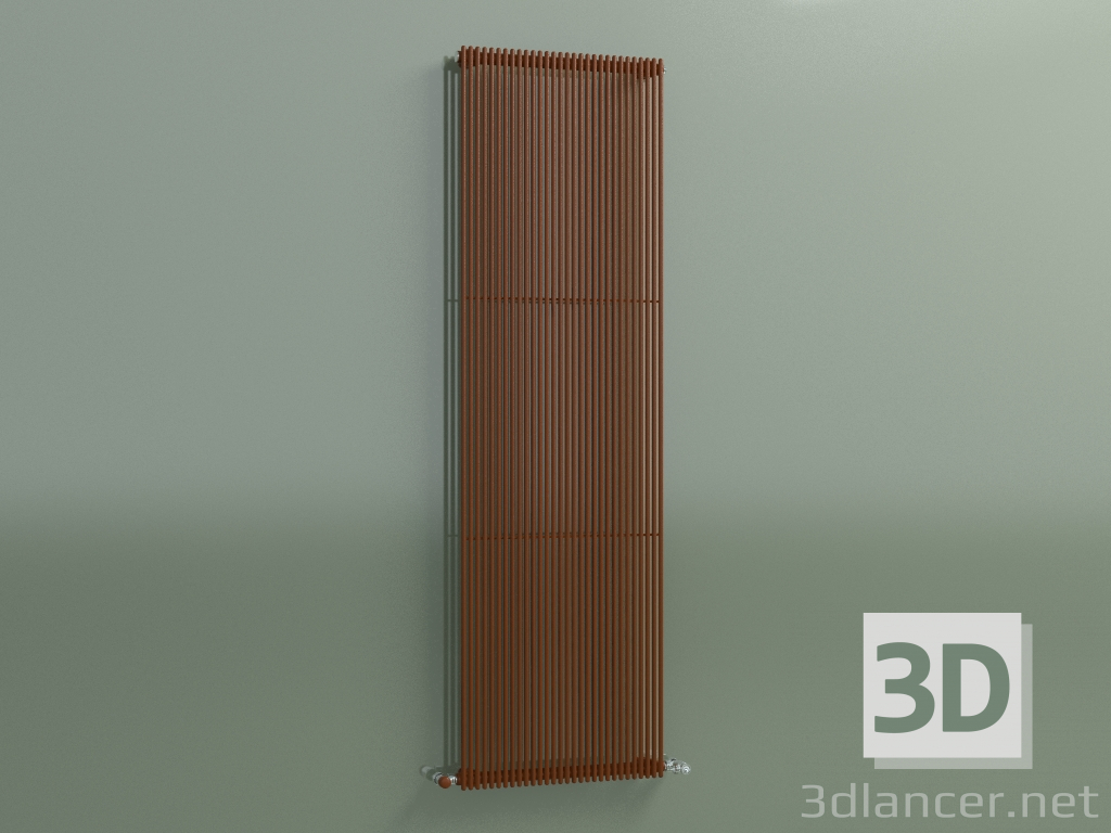 modello 3D Radiatore verticale ARPA 12 (1820 30EL, marrone ruggine) - anteprima