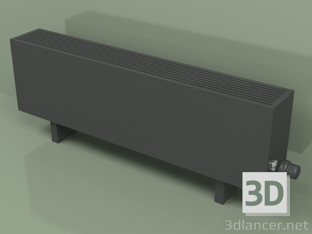 3d model Convector - Aura Basic (280x1000x146, RAL 9005) - vista previa