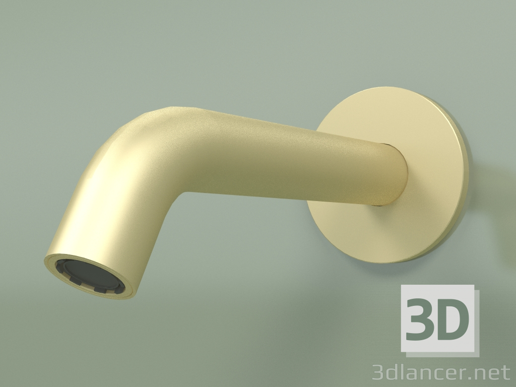 modello 3D Bocca di erogazione a parete Lmax 150mm (BC016, OC) - anteprima