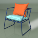 3d model Sillón de Varya Schuka (azul) - vista previa