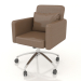 3d model Armchair Winston (brown) - preview