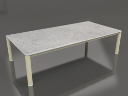 Coffee table 70×140 (Gold, DEKTON Kreta)