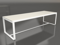 Table à manger 270 (DEKTON Danae, Blanc)