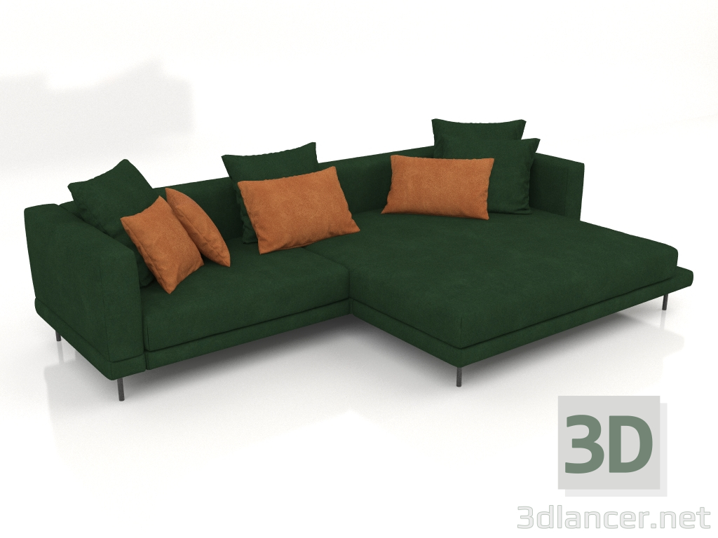 3D Modell Sofa Carol 3060 x 1080 (Salvodor 7) - Vorschau