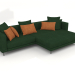 3D Modell Sofa Carol 3060 x 1080 (Salvodor 7) - Vorschau