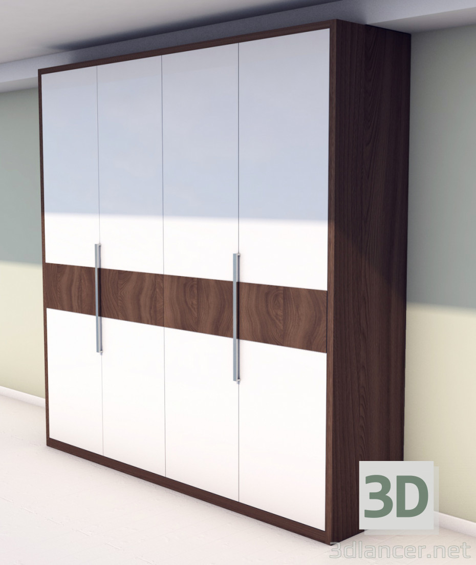 Modelo 3d Linha de asa de guarda-roupa - preview