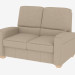 3D Modell Sofa modernes Doppelzimmer - Vorschau