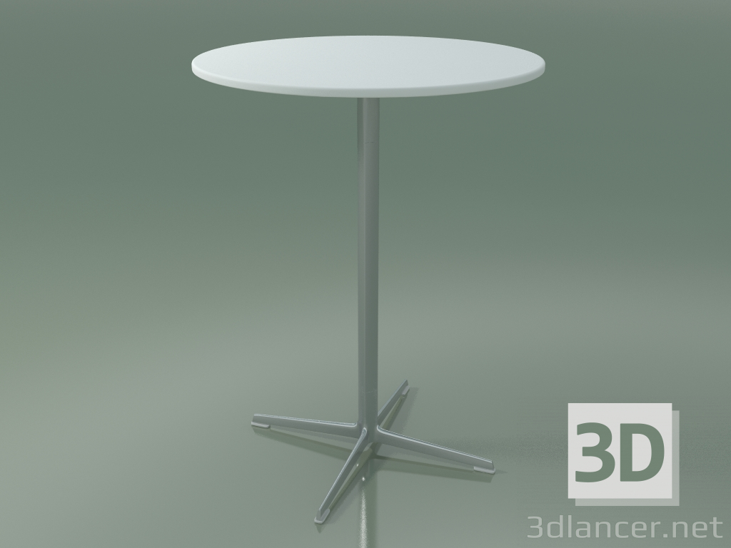 3d model Mesa redonda 0971 (H 105 - D 80 cm, M02, LU1) - vista previa