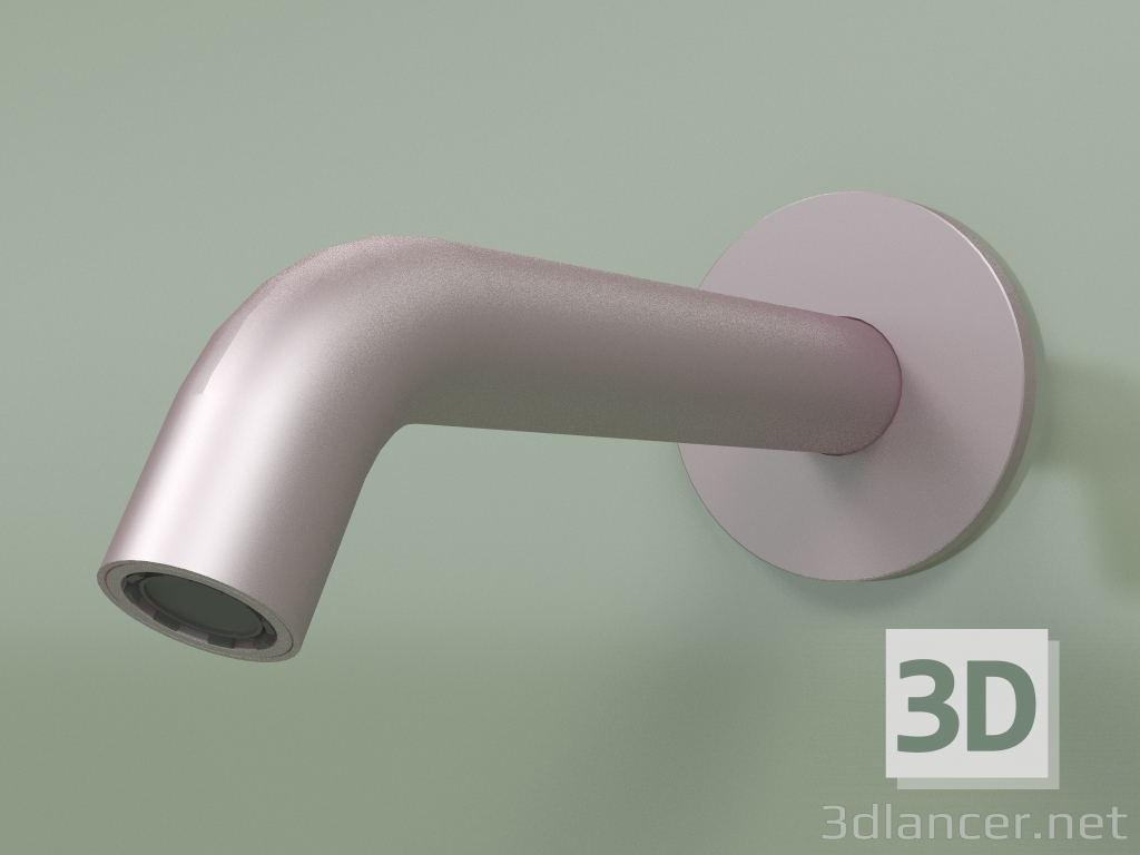 modello 3D Bocca di erogazione a parete Lmax 150mm (BC016, OR) - anteprima