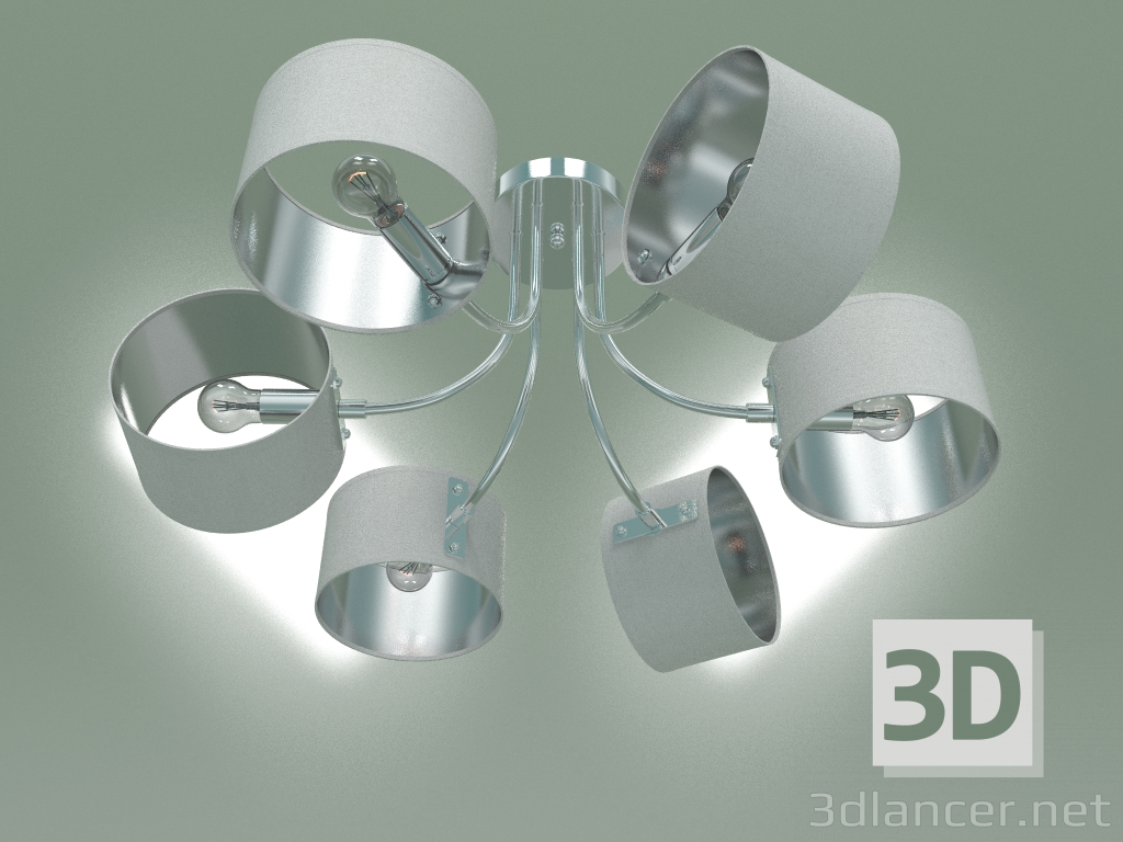 Modelo 3d Candelabro de teto 70045-6 (cromo) - preview