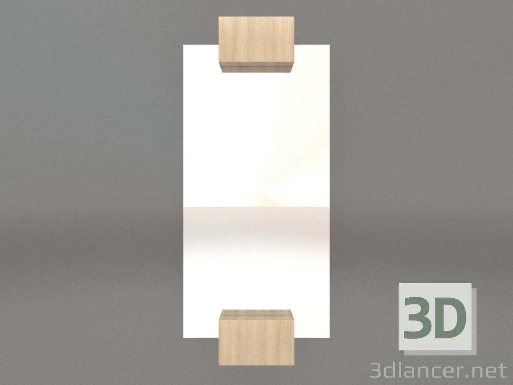 3d model Espejo ZL 07 (500х1150, blanco madera) - vista previa