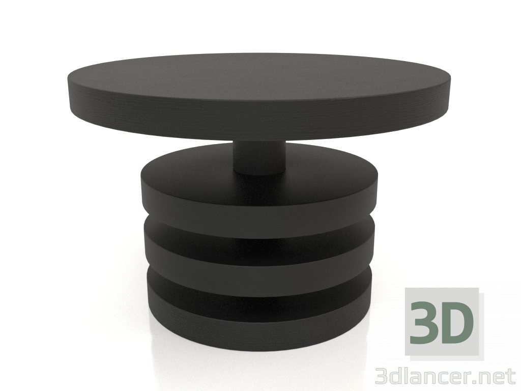 Modelo 3d Mesa de centro JT 04 (D=600x400, madeira preta) - preview