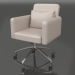 modèle 3D Fauteuil Winston (blanc) - preview