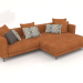 3d model Sofa Carol 3060 x 1080 (Tessio 33) - preview