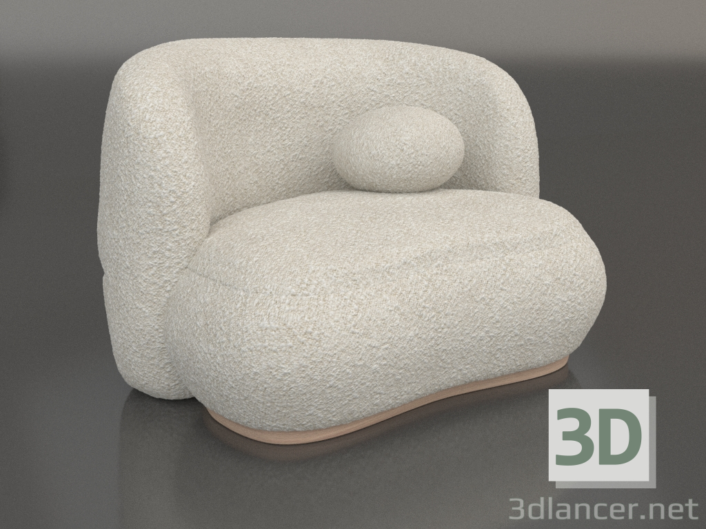 3d model Sillón AMADO - vista previa 3d model Sillón AMADO - vista previa