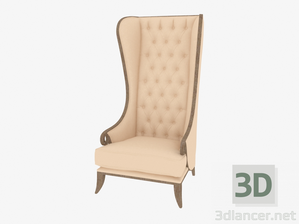 3d model Armchair 102 Crown - preview