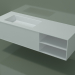 3d model Washbasin with drawer and compartment (06UC824S2, Glacier White C01, L 144, P 50, H 36 cm) - preview