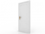 Puerta de interroom 1 blanca