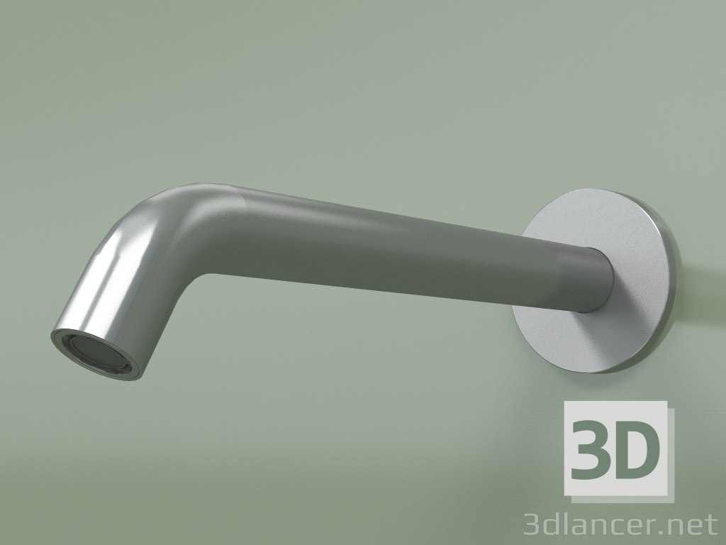 modello 3D Bocca di erogazione a parete Lmax 210mm (BC017, AS) - anteprima