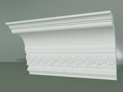 Plaster cornice with ornament KV017