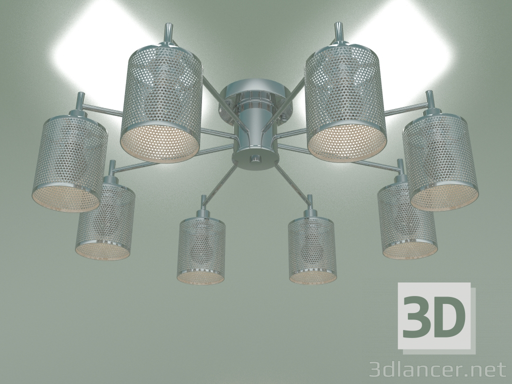 3d model Ceiling chandelier Tela 70109-8 (chrome) - preview