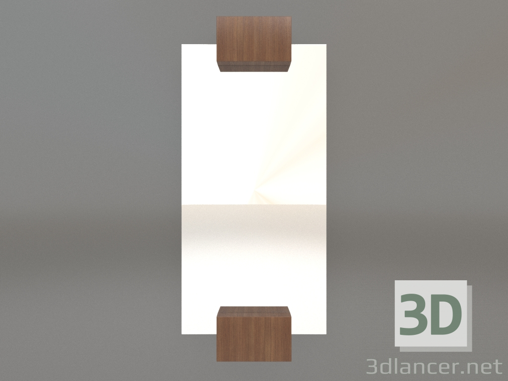 3d модель Дзеркало ZL 07 (500х1150, wood brown light) – превью