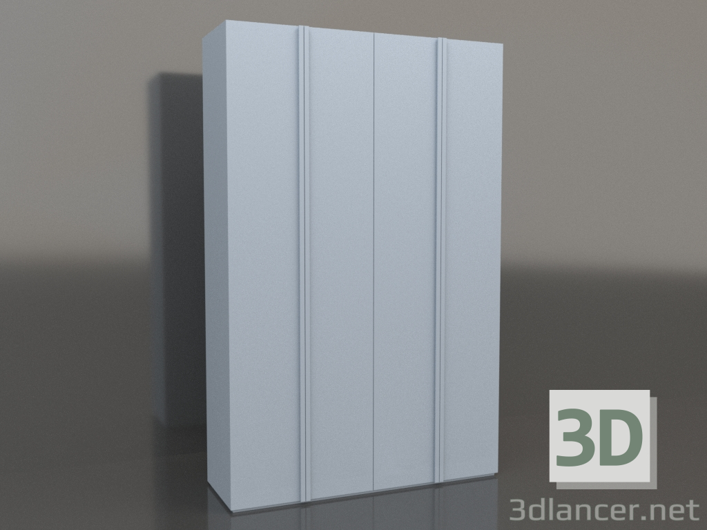 3d model Wardrobe MW 01 paint (1800x600x2800, blue sky) - preview