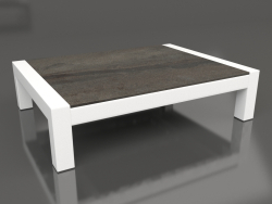 Table basse (Blanc, DEKTON Radium)