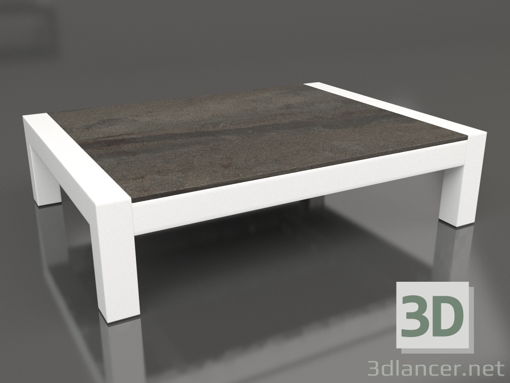 3d модель Кофейный стол (White, DEKTON Radium) – превью