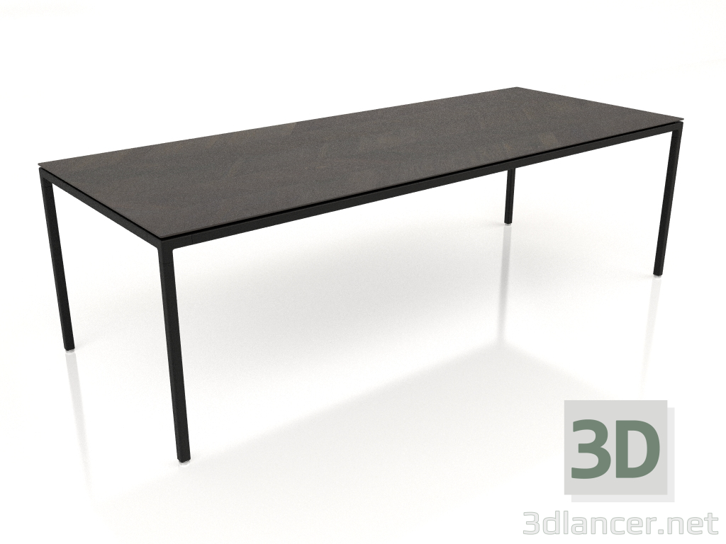 modèle 3D Grande table à manger VIPP972 (chêne foncé) - preview