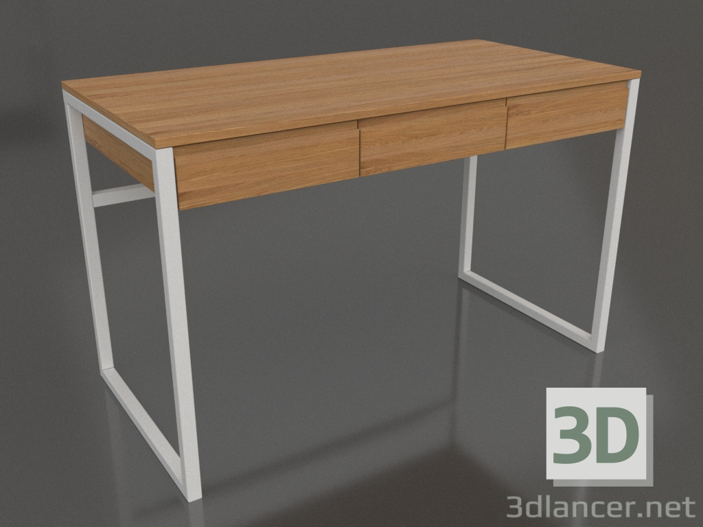 3d model Escritorio 1200x600 mm (roble natural) - vista previa