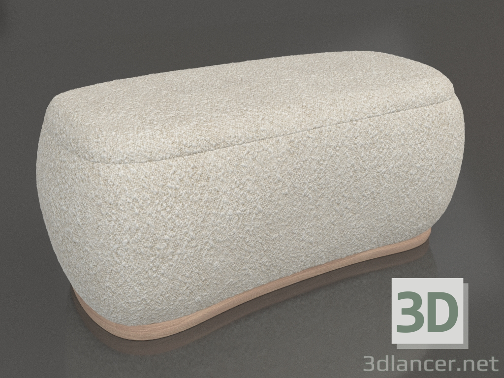 modello 3D Pouf AMADO - anteprima modello 3D Pouf AMADO - anteprima