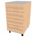 3d model Cabinet with 4 drawers NM211_20-25 - preview