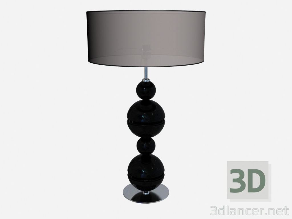 3d модель Настольная лампа Black lamp – превью