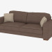 3D Modell Sofa modernes Doppelzimmer - Vorschau