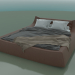 modello 3D Letto matrimoniale Dionigi sotto il materasso 1600 x 2000 (2360 x 2850 x 760, 236DI-285) - anteprima