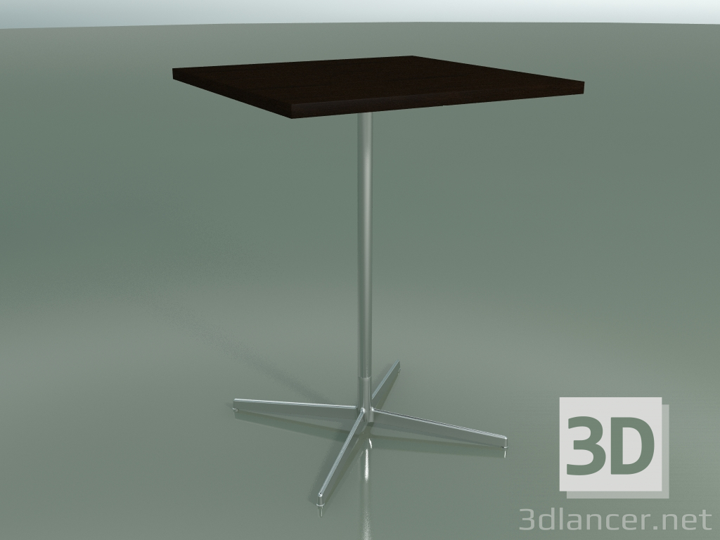 3D modeli Kare masa 5570 (H 105.5 - 80x80 cm, Wenge, LU1) - önizleme