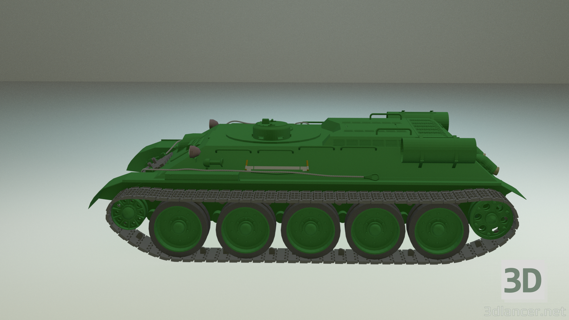 3d BREM T-34T (Option 1) model buy - render