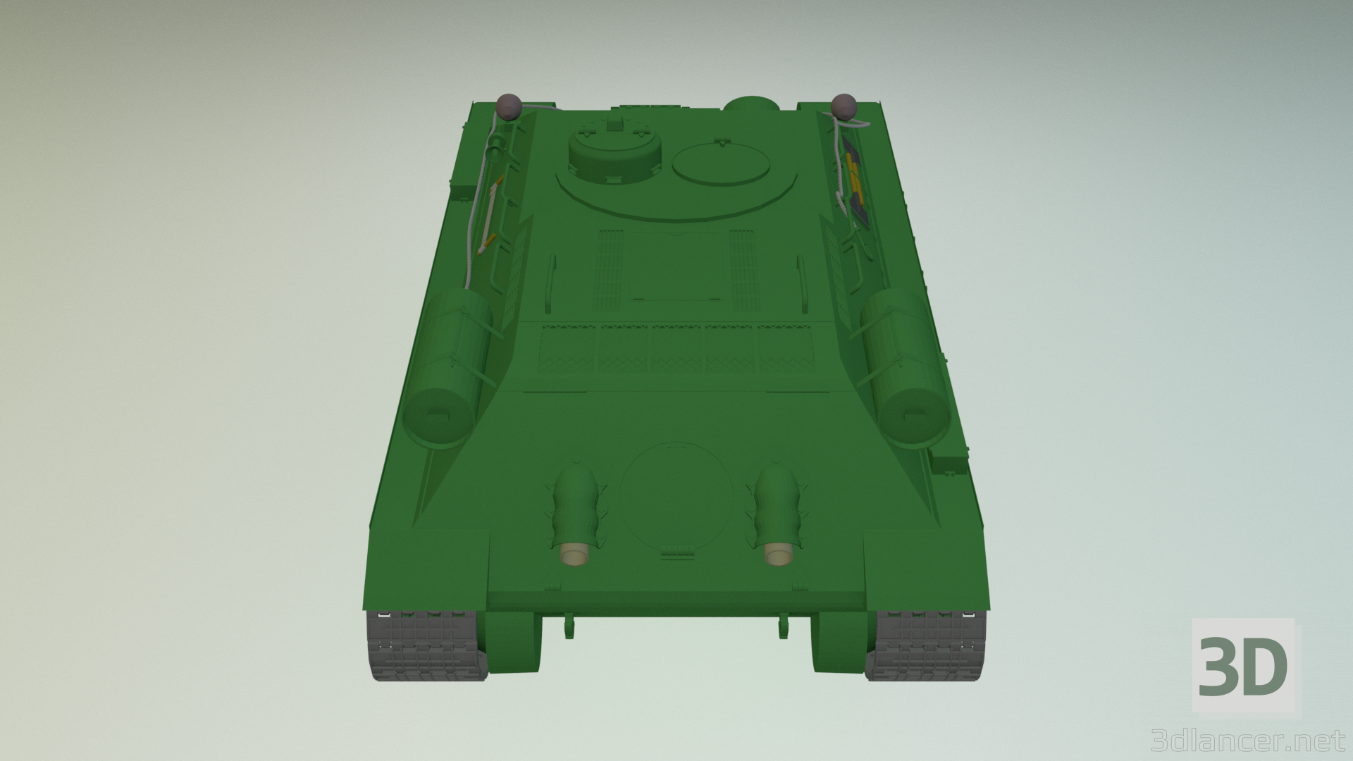 3d BREM T-34T (Option 1) model buy - render