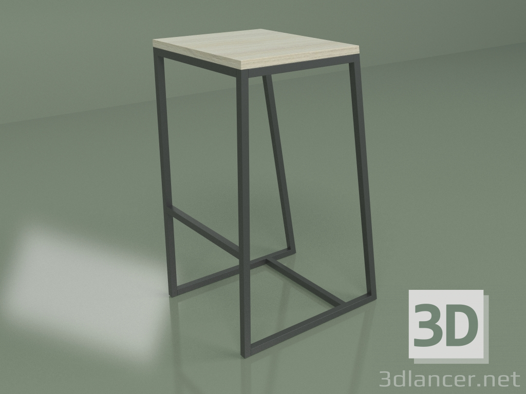 modèle 3D Tabouret de bar - preview