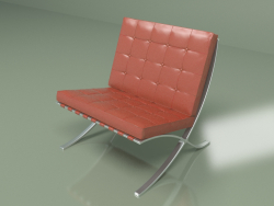 Fauteuil Barcelona 1 (rouge)