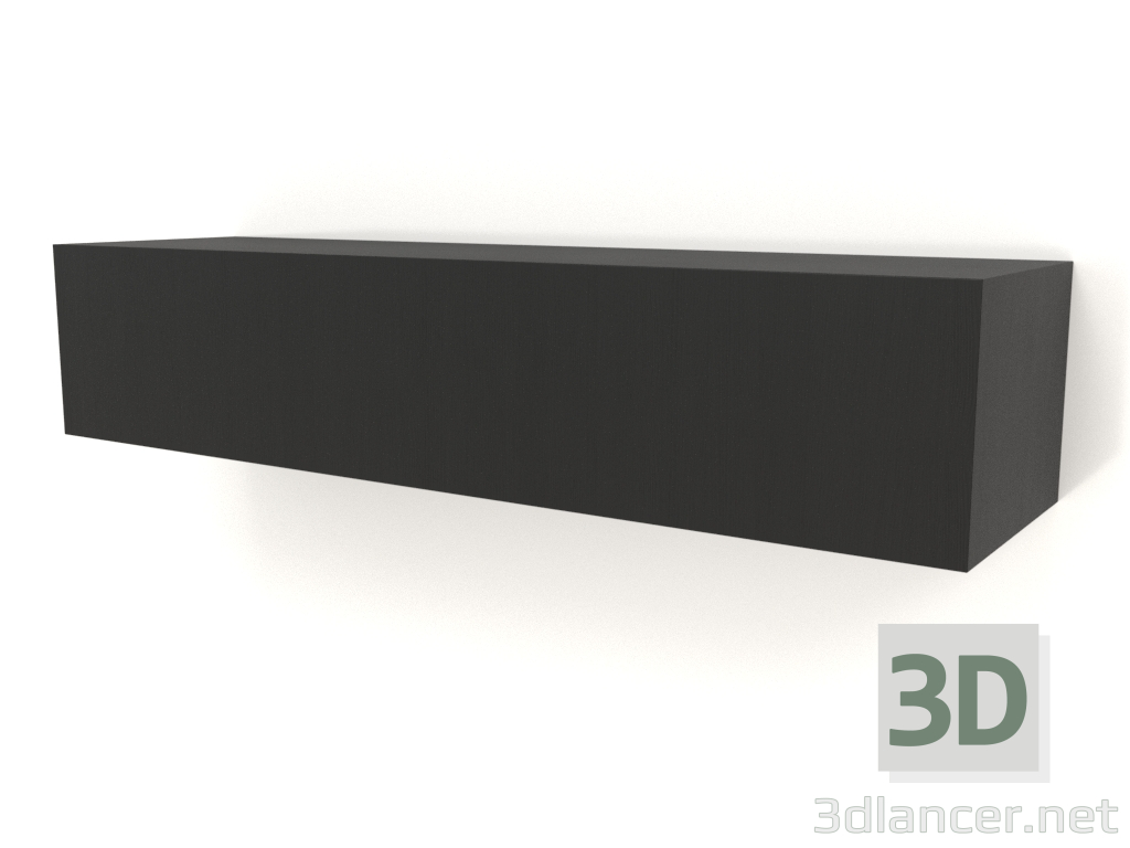 3d model Estante colgante ST 06 (1 puerta, 1200x315x250, madera negra) - vista previa