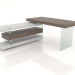 3d model Desk Chicago (walnut) - preview