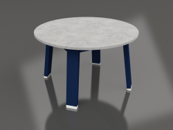 Table d'appoint ronde (Bleu nuit, DEKTON)