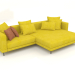 3D Modell Sofa Carol 3060 x 1080 (Zenit 12) - Vorschau