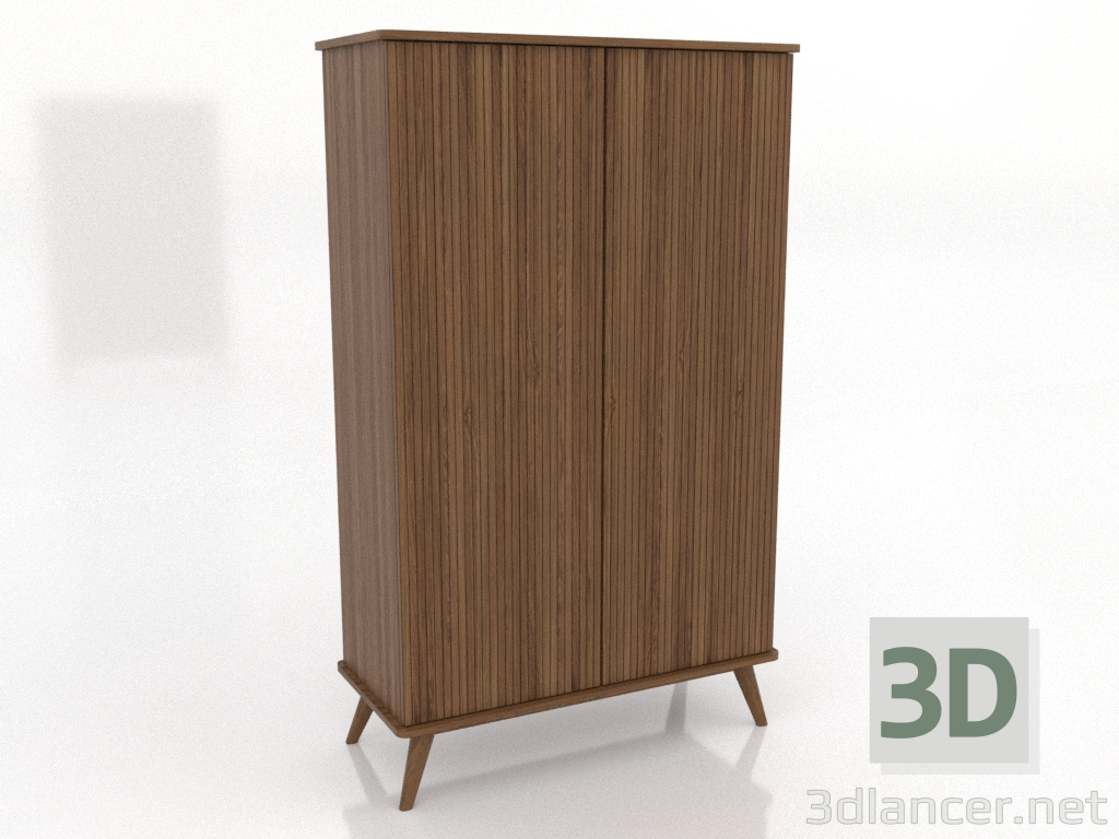 3d модель Шафа 4 1000х450х1650 мм (світлий горіх) – превью 3d модель Шафа 4 1000х450х1650 мм (світлий горіх) – превью